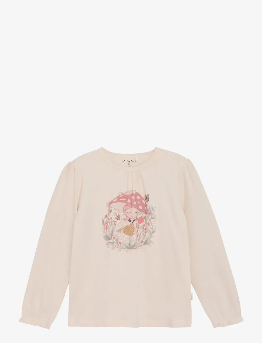 Minymo - T-shirt LS - sweatshirts - sandshell - 1