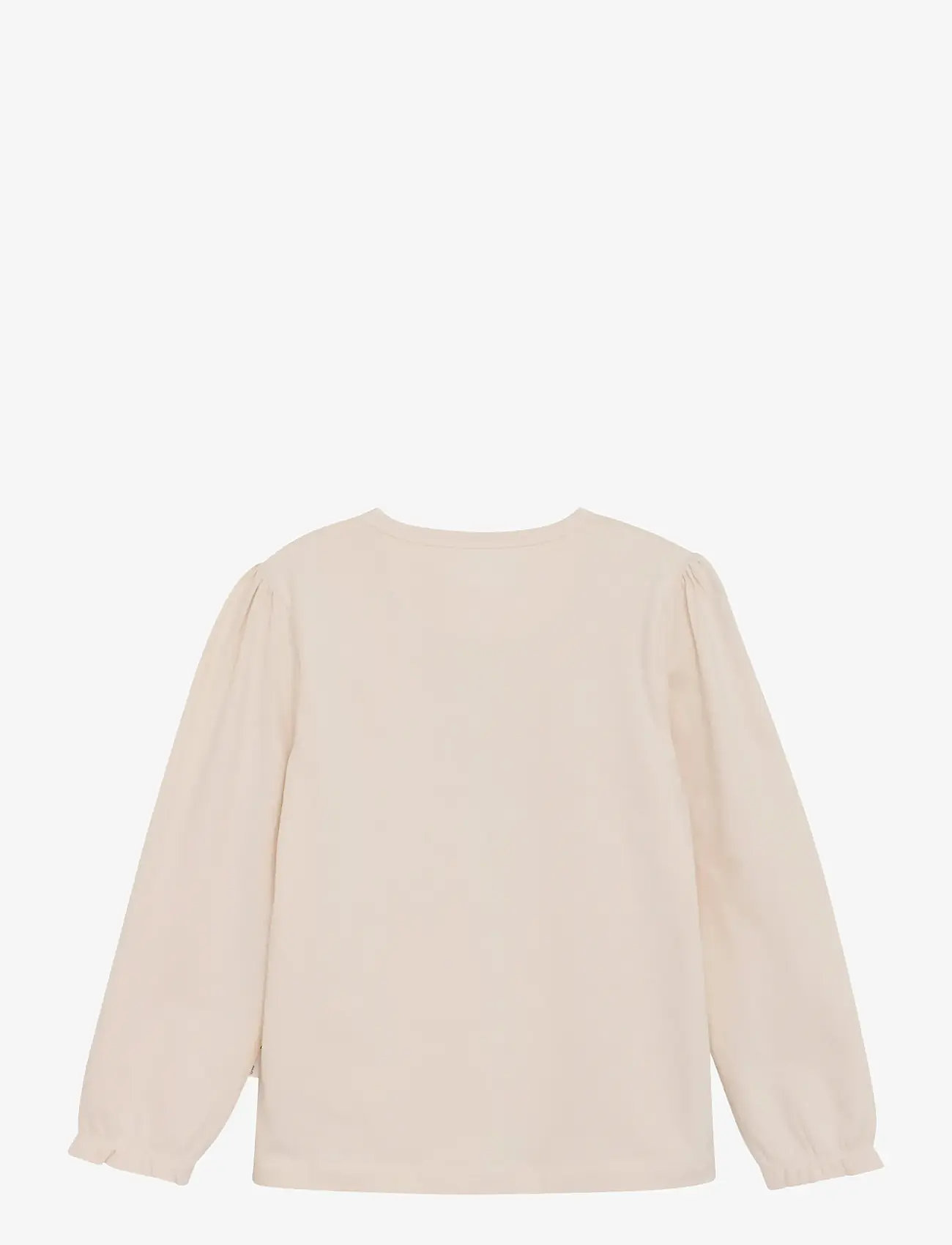 Minymo - T-shirt LS - herbstliche kleidung - sandshell - 1