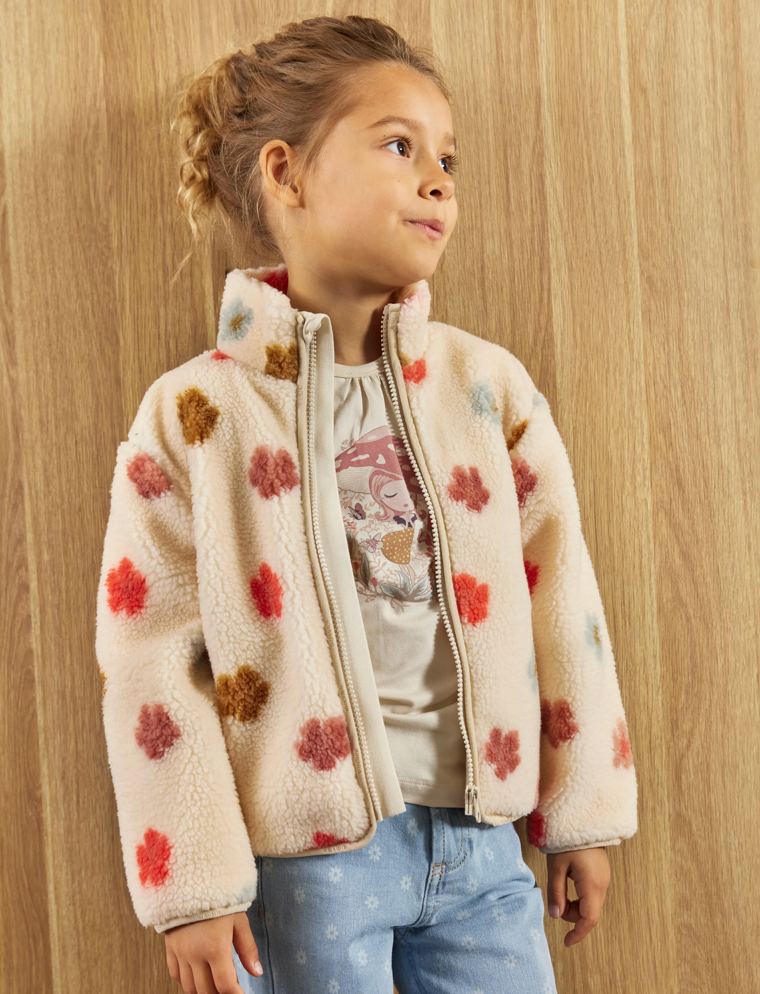 Minymo T-shirt LS - Oberteile - SANDSHELL / beige