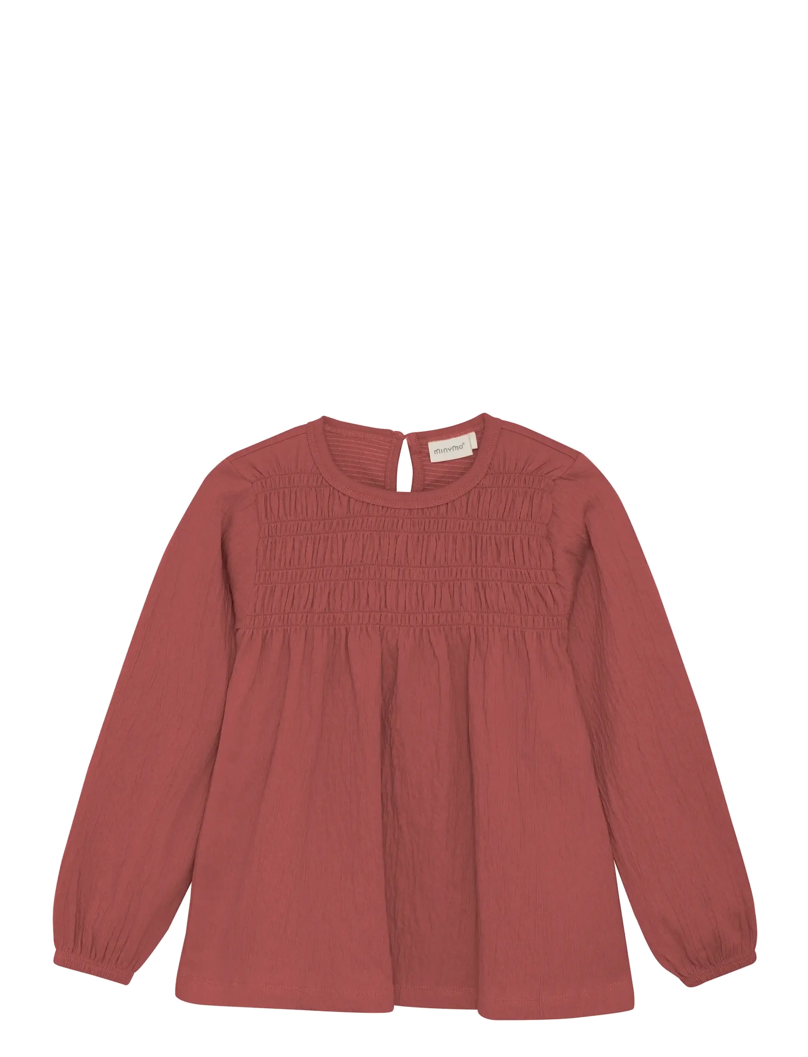 Minymo Blouse LS - Oberteile - WITHERED ROSE / pink/rose