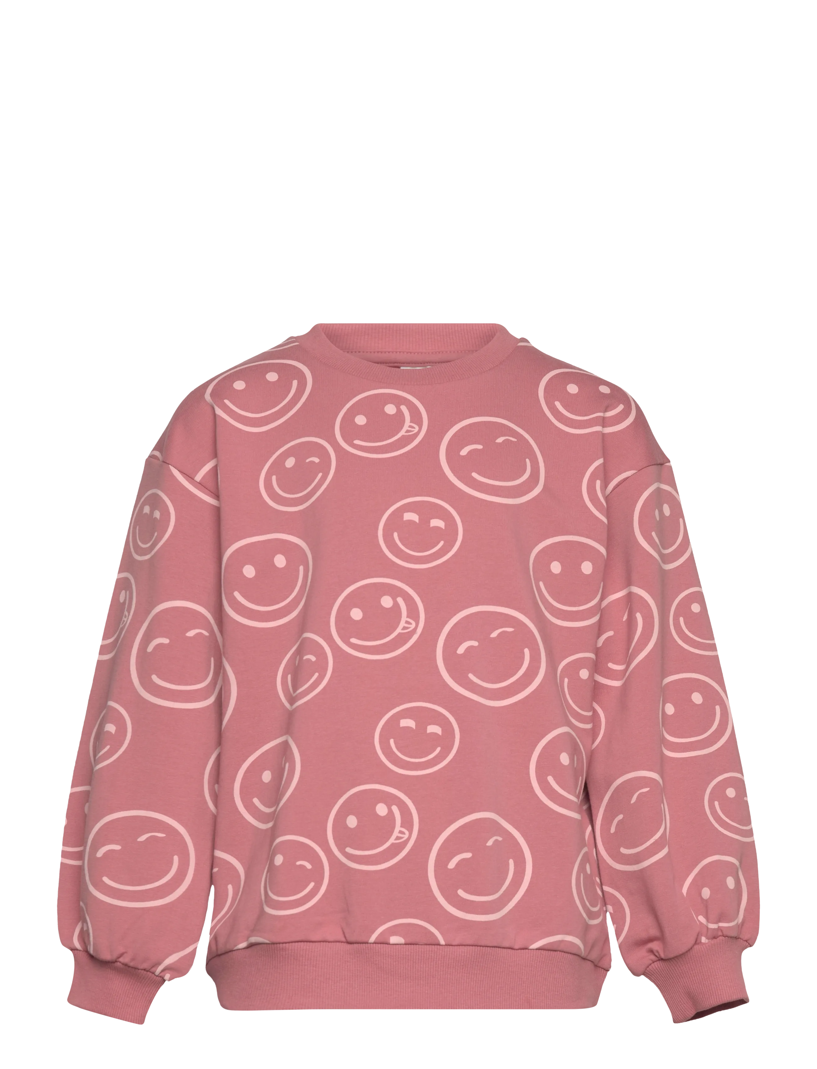 Minymo Sweatshirt Ls Aop, 116, Sweatshirts & Hoodies, Rosa - Sweatshirts, Kinder