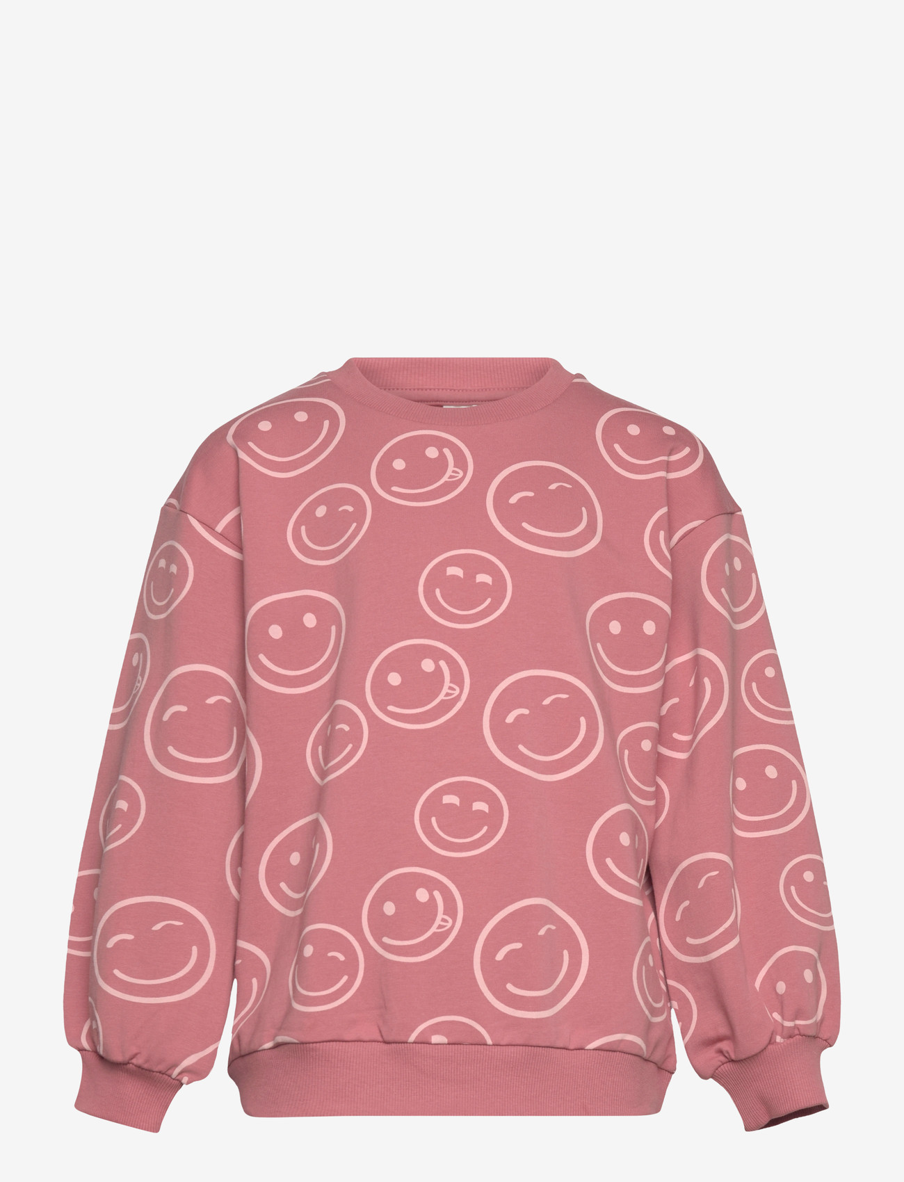 Minymo - Sweatshirt LS AOP - sügisesed riided - withered rose - 0