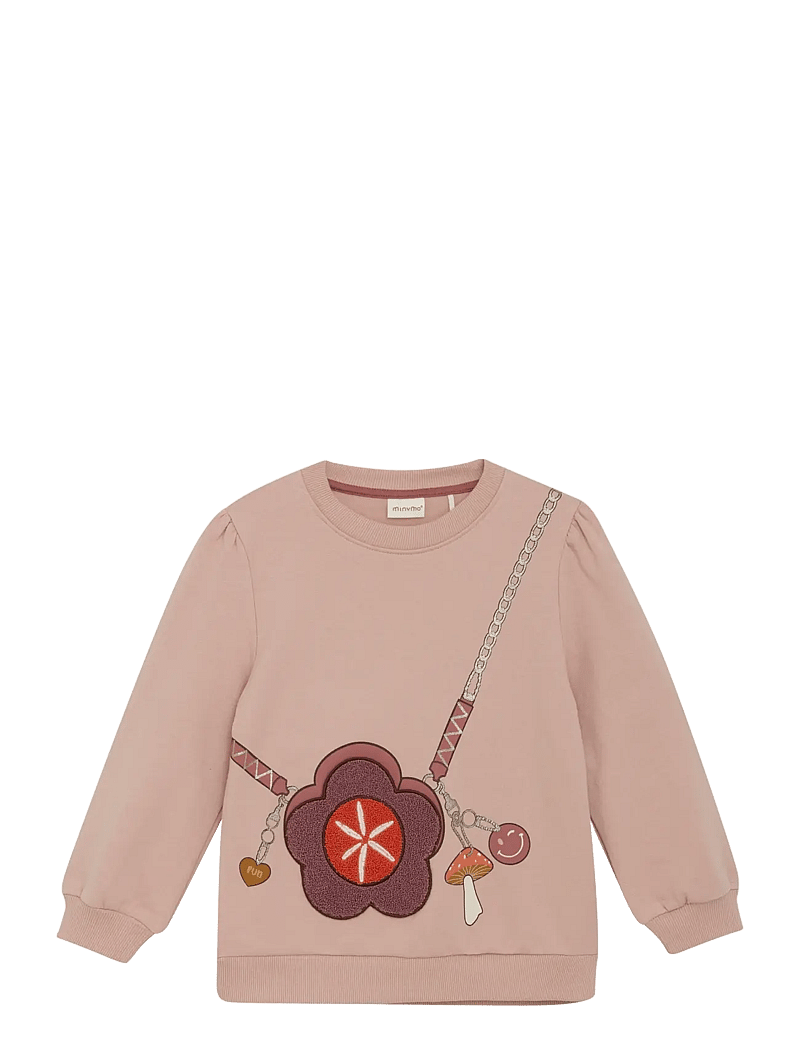 Minymo - Sweatshirt LS - sweatshirts - misty rose - 1