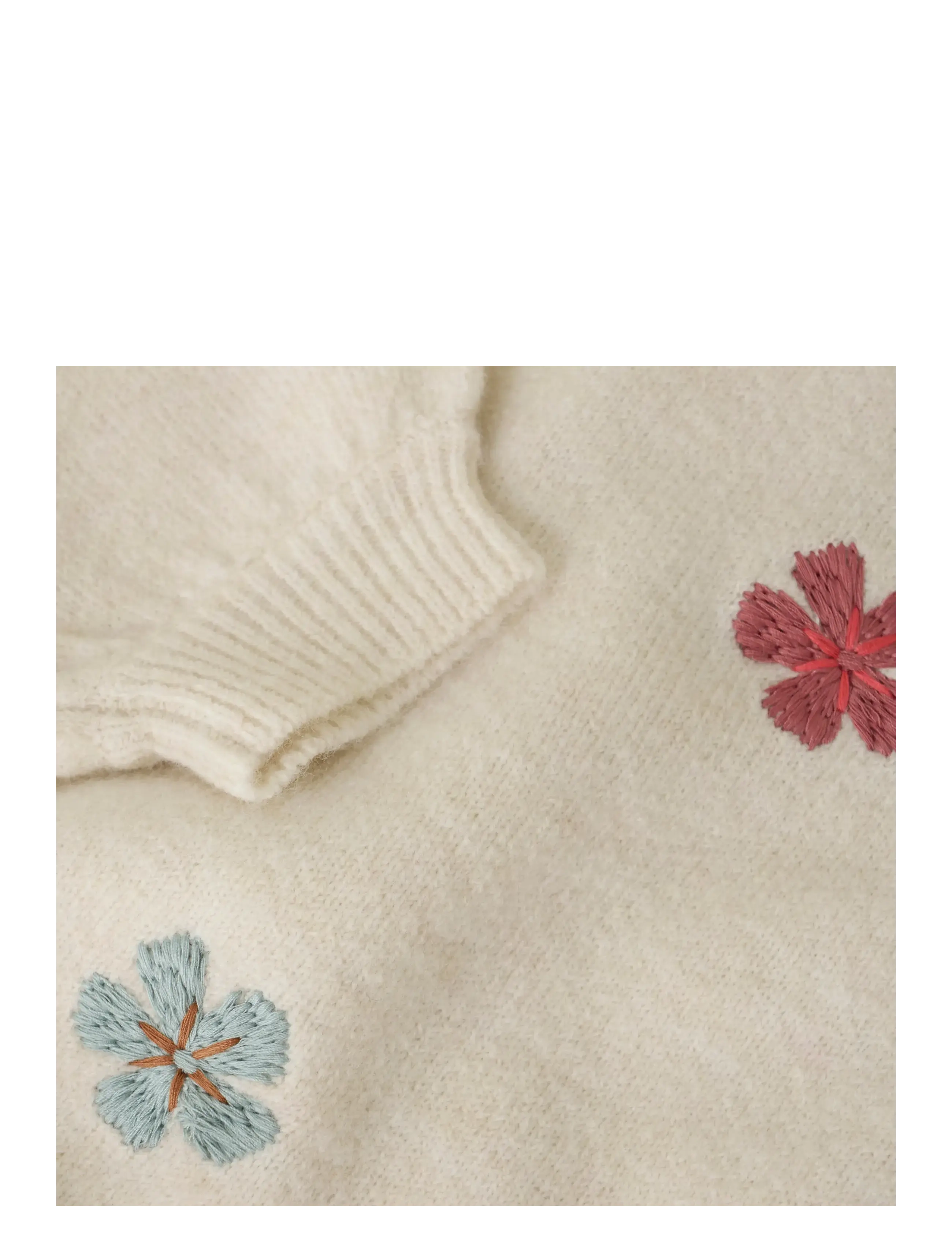 Minymo - Pullover Knit - sweatshirts - sandshell - 2