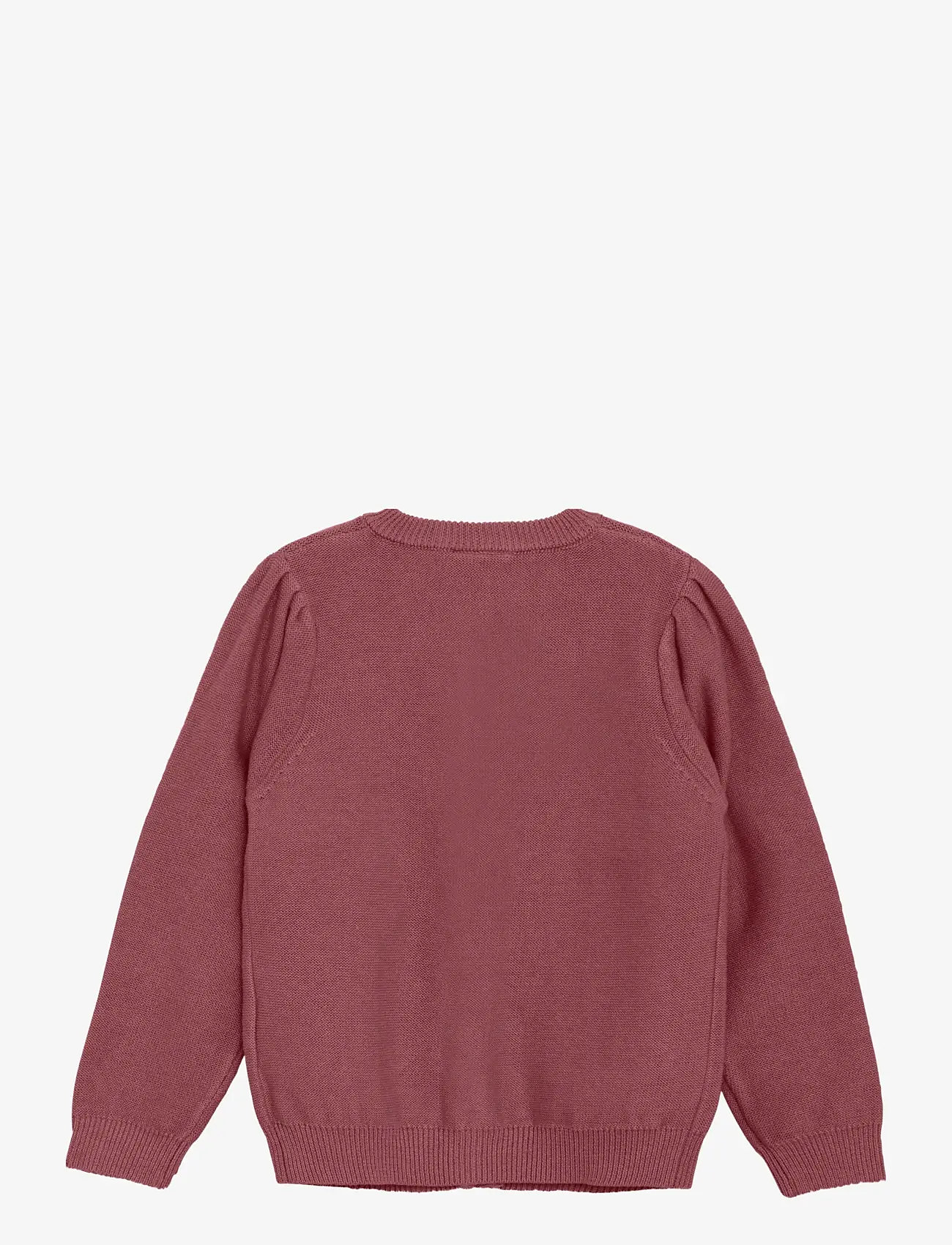 Minymo - Cardigan Knit - neuletakit - withered rose - 2