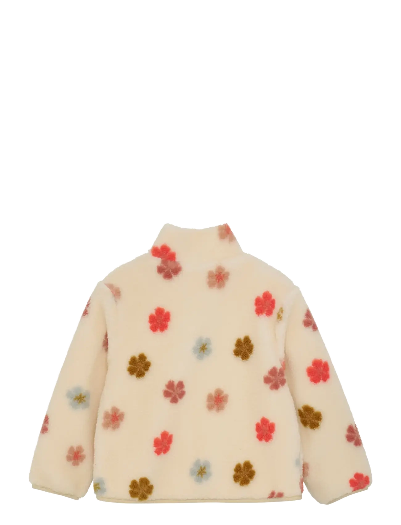 Minymo - Teddy Jacket AOP w. Lining - sandshell - 2