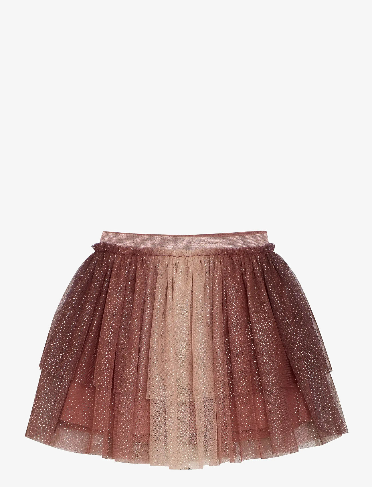 Minymo - Skirt w. Glitter - tyllkjolar - withered rose - 1