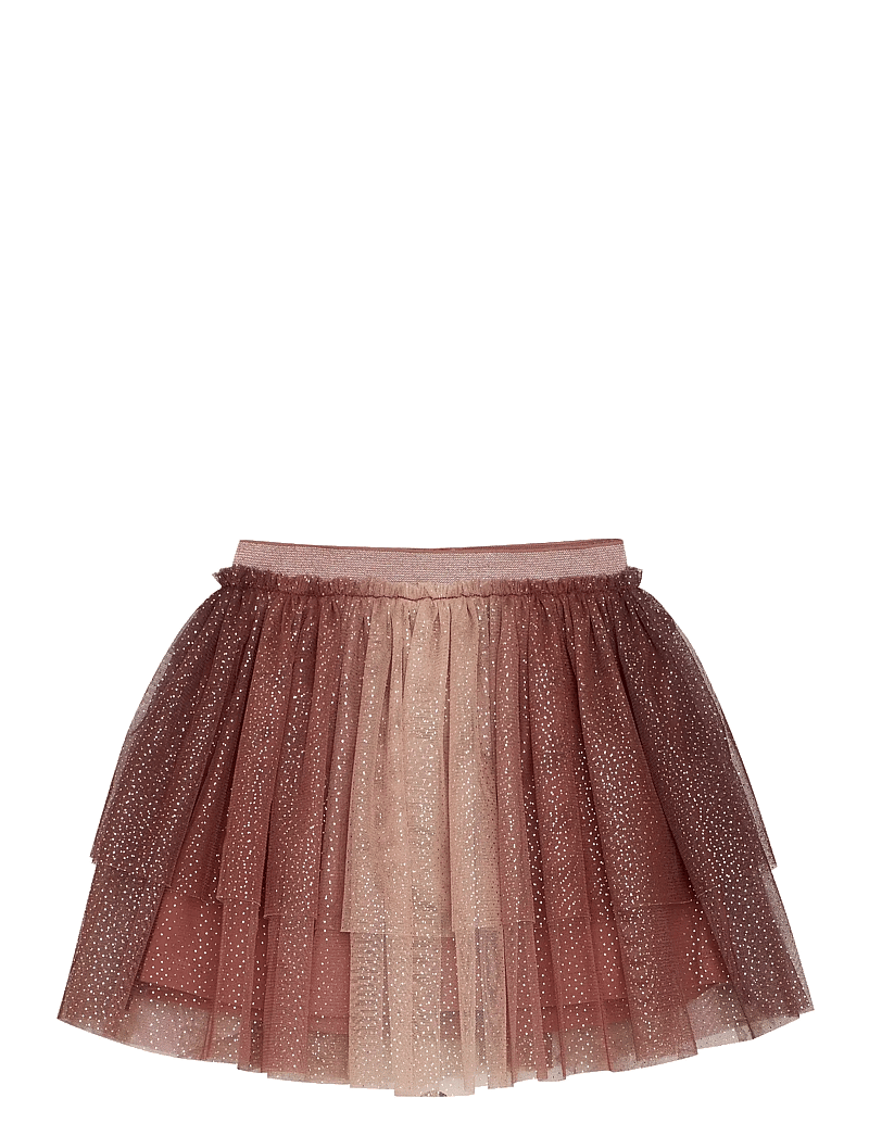 Minymo - Skirt w. Glitter - tyllkjolar - withered rose - 1
