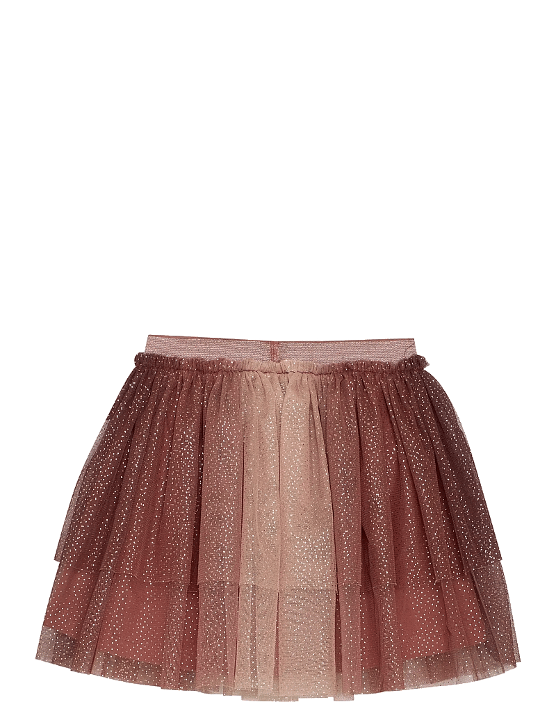 Minymo - Skirt w. Glitter - tyllkjolar - withered rose - 2