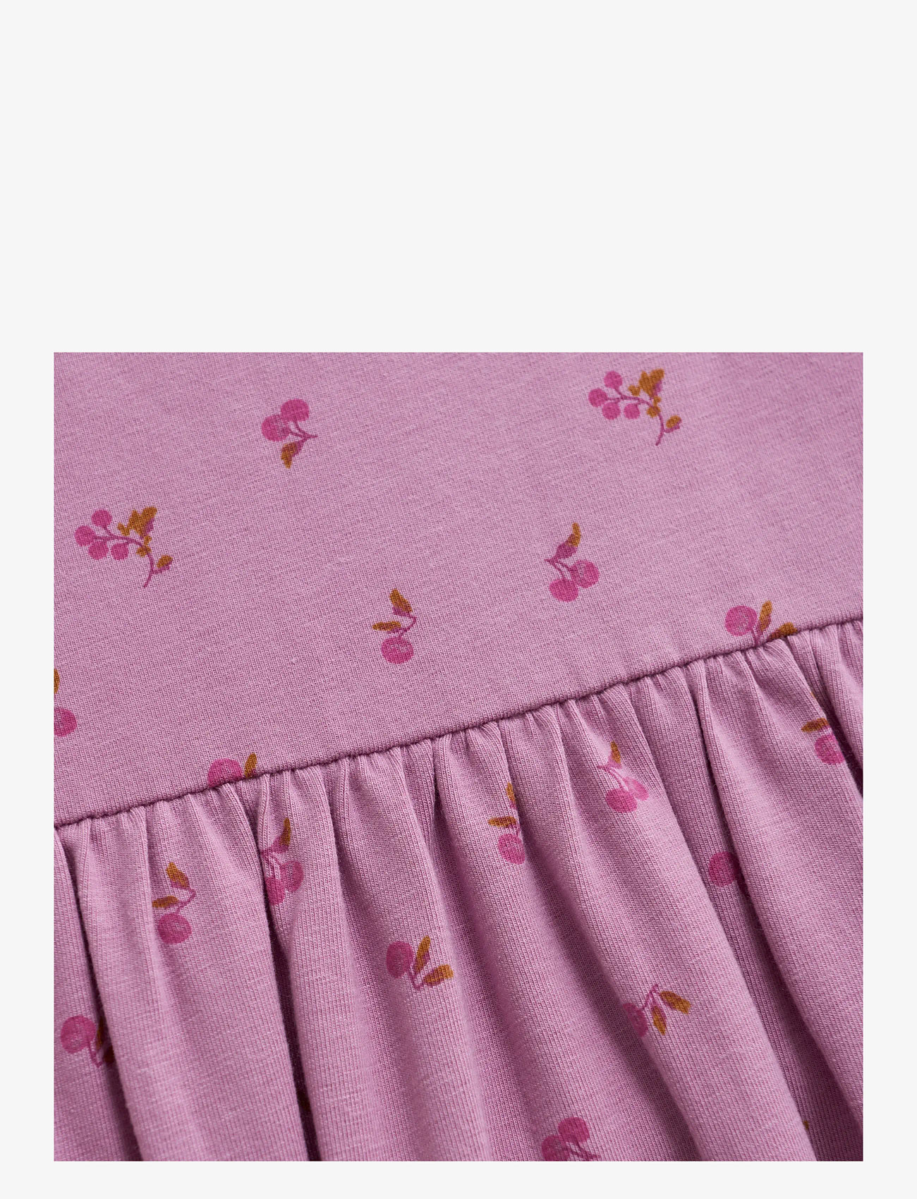 Minymo - Dress LS AOP - long-sleeved casual dresses - mauve orchid - 2