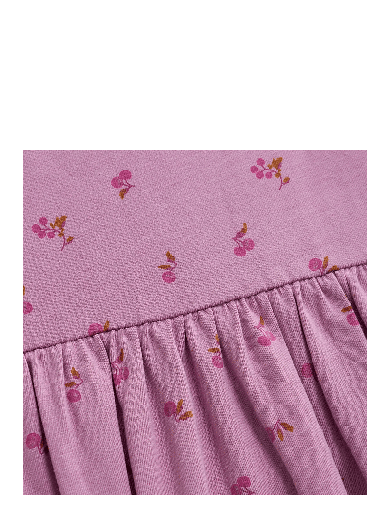 Minymo - Dress LS AOP - long-sleeved casual dresses - mauve orchid - 2