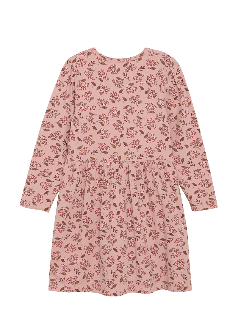 Minymo - Dress LS AOP - pikkade varrukatega vabaaja kleidid - misty rose - 1