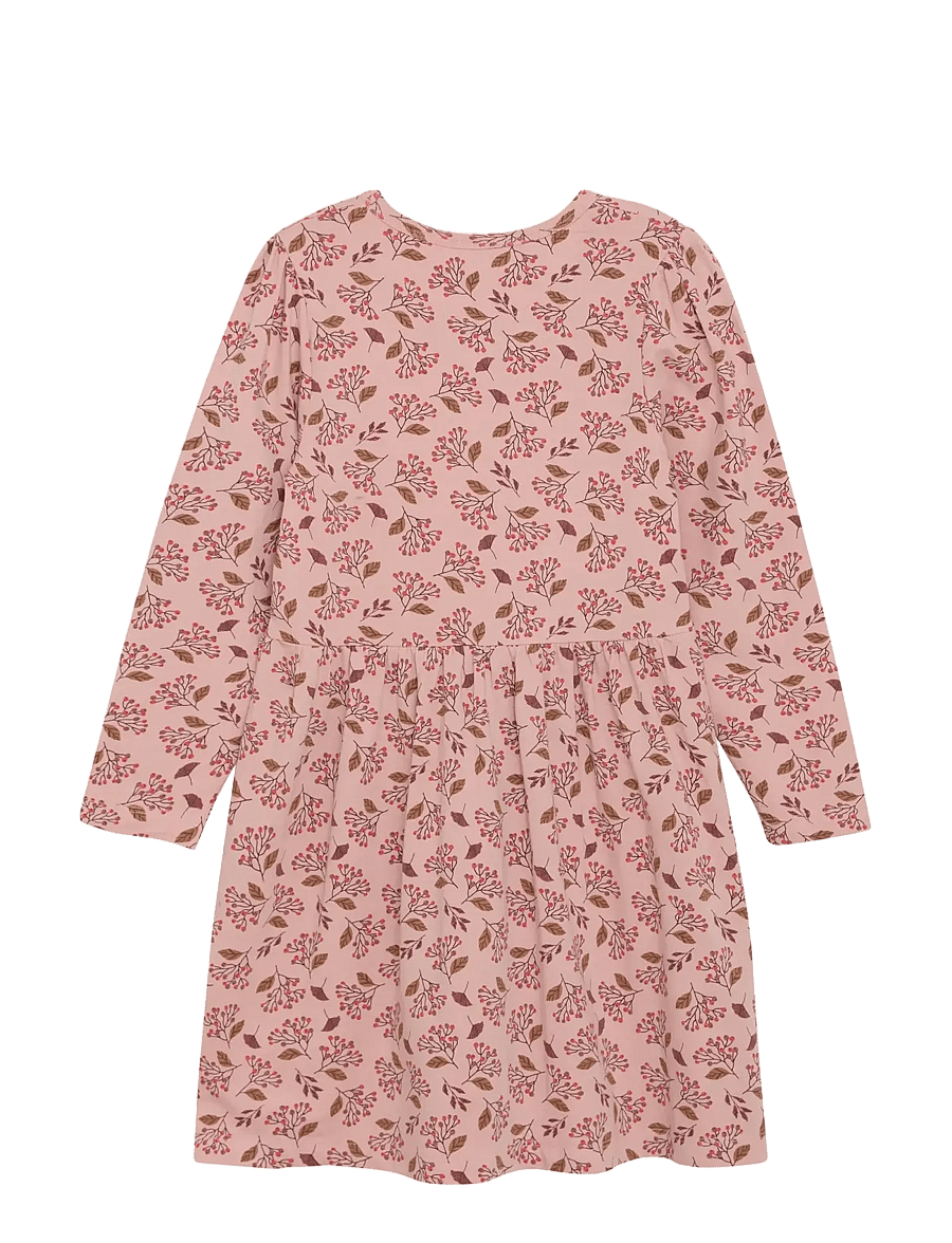 Minymo - Dress LS AOP - robes décontractées à manches longues - misty rose - 1