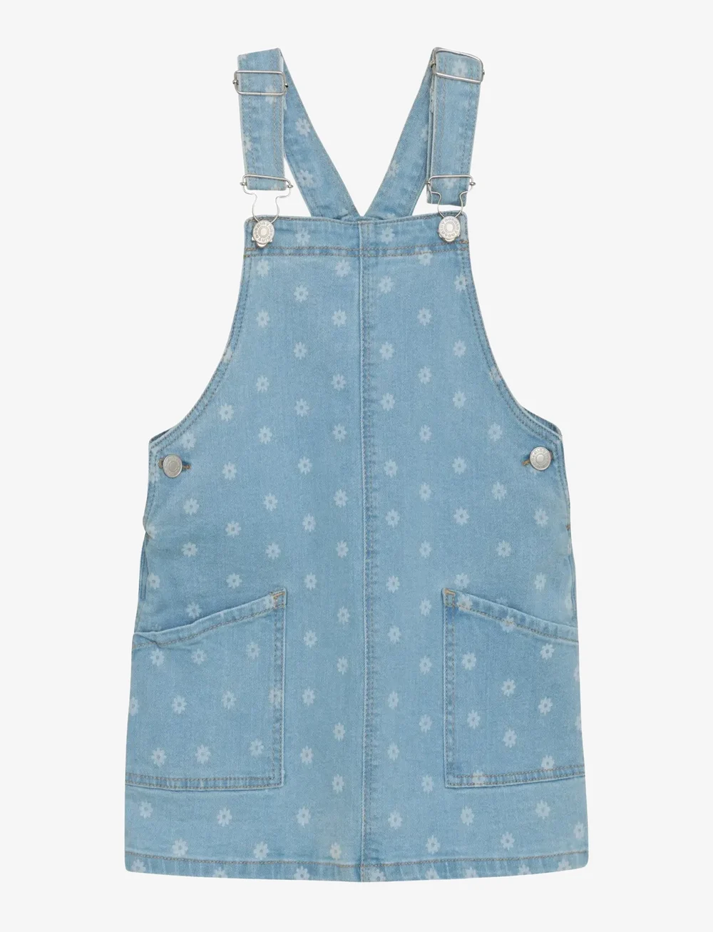 Minymo - Spencer AOP Denim - varrukateta vabaaja kleidid - china blue - 0