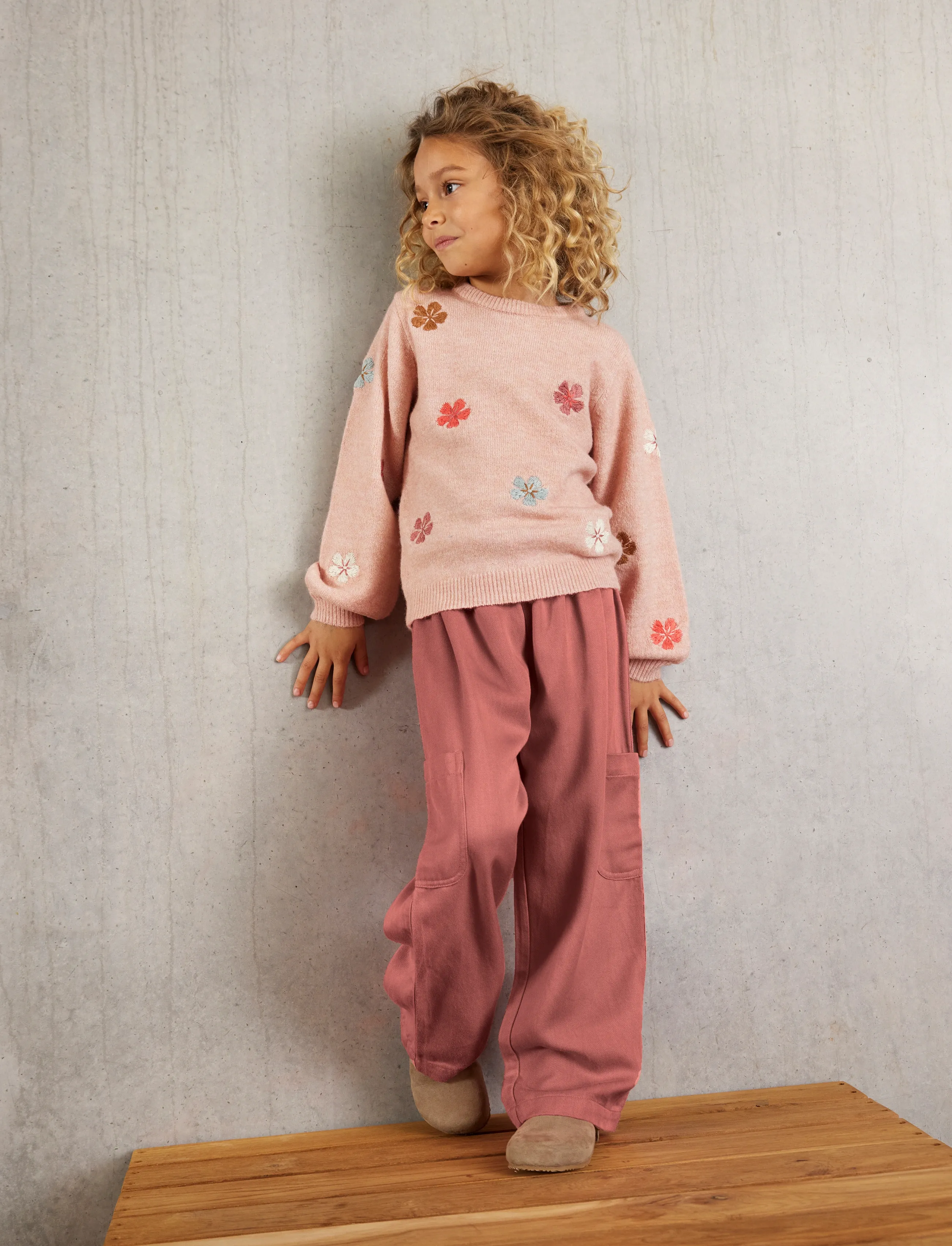 Minymo Pants - Hosen - WITHERED ROSE / burgundy