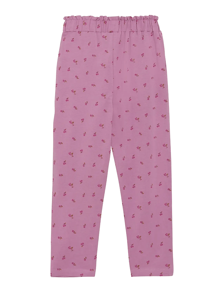 Minymo - Pants AOP - kelnės - mauve orchid - 1