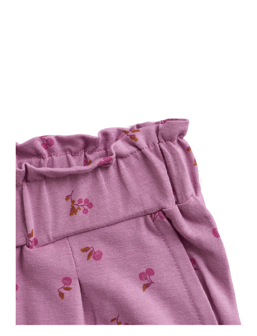Minymo - Pants AOP - kelnės - mauve orchid - 2