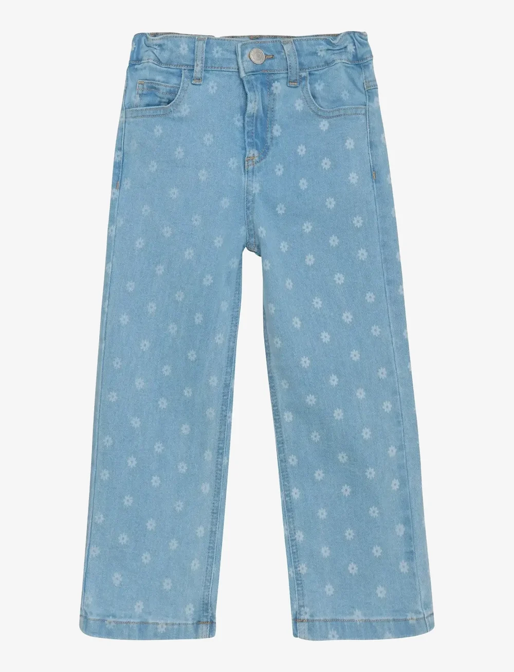 Minymo - Pants AOP Denim - loose jeans - china blue - 1