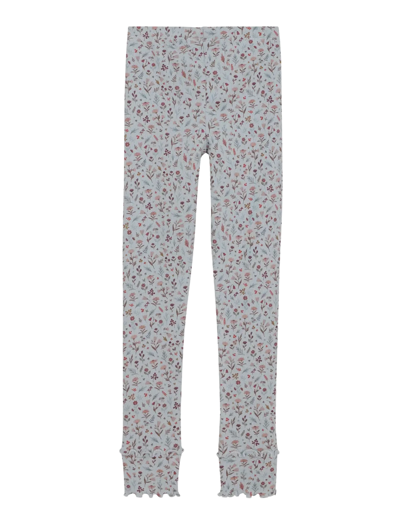 Minymo - Leggings AOP Rib - leggingsit - puritan gray - 1