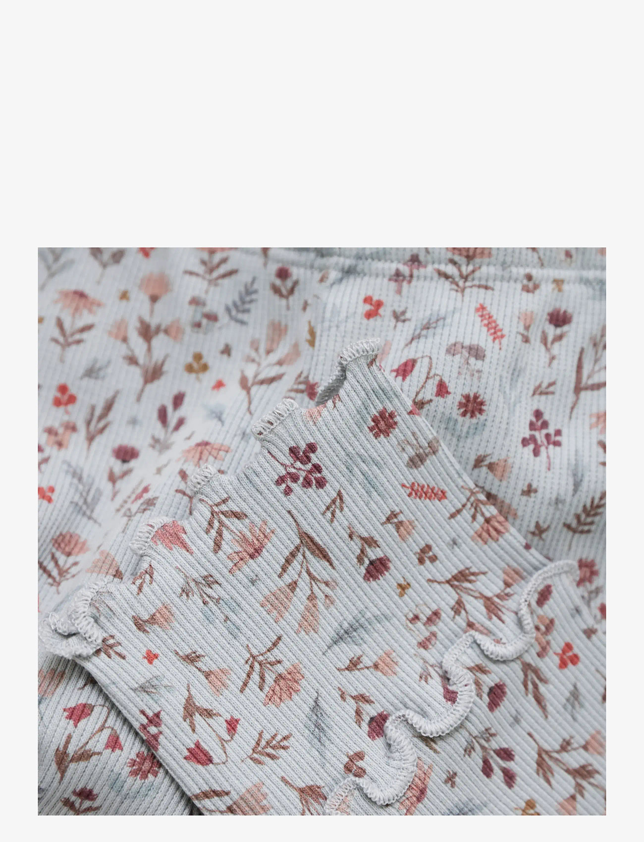 Minymo - Leggings AOP Rib - retuusid - puritan gray - 2