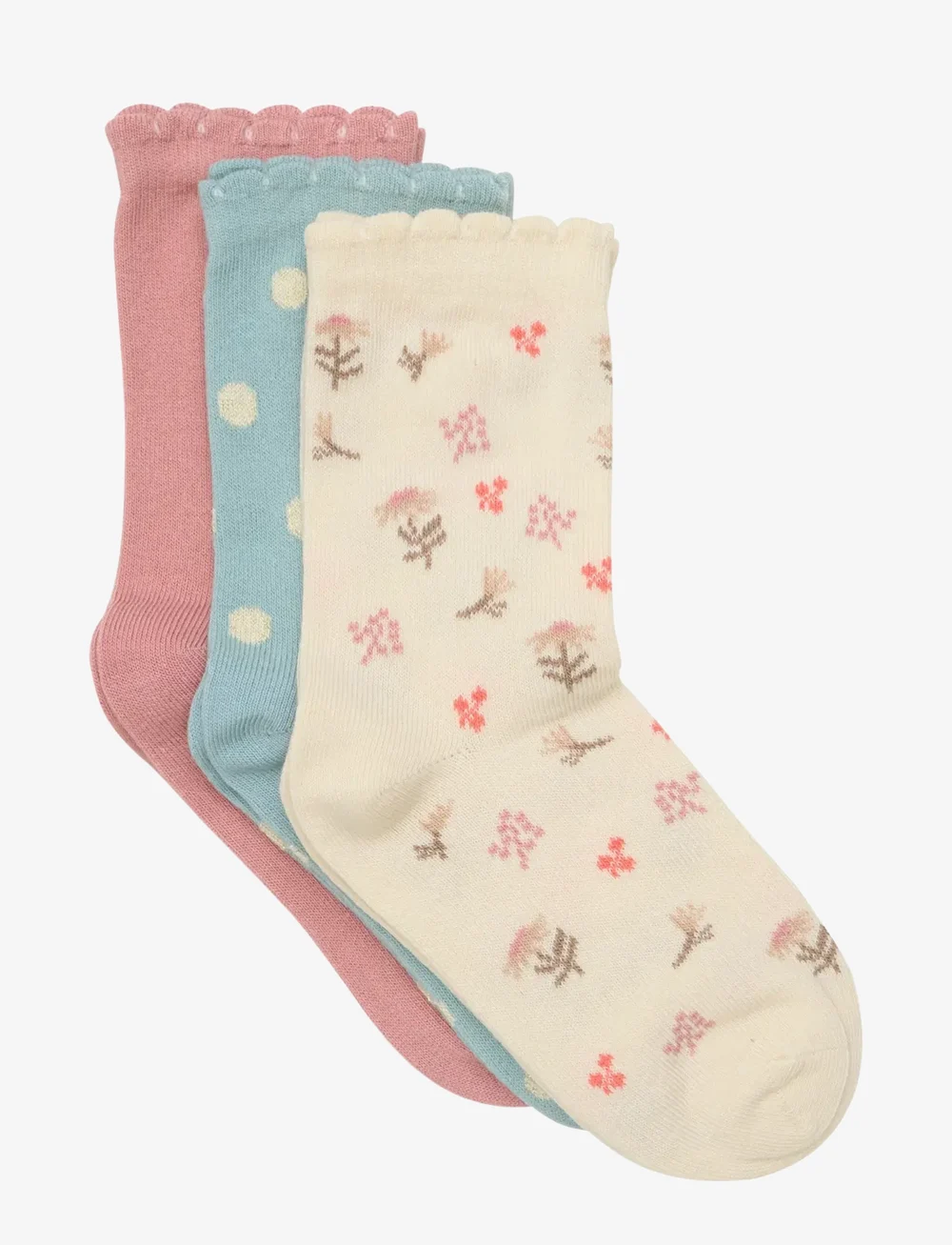 Minymo - 3-Pack Socks - strümpfe - withered rose - 0