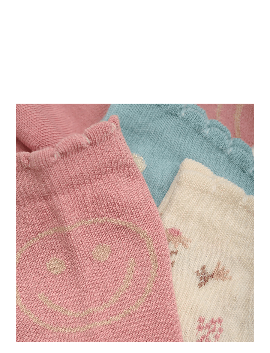 Minymo - 3-Pack Socks - sokid - withered rose - 4