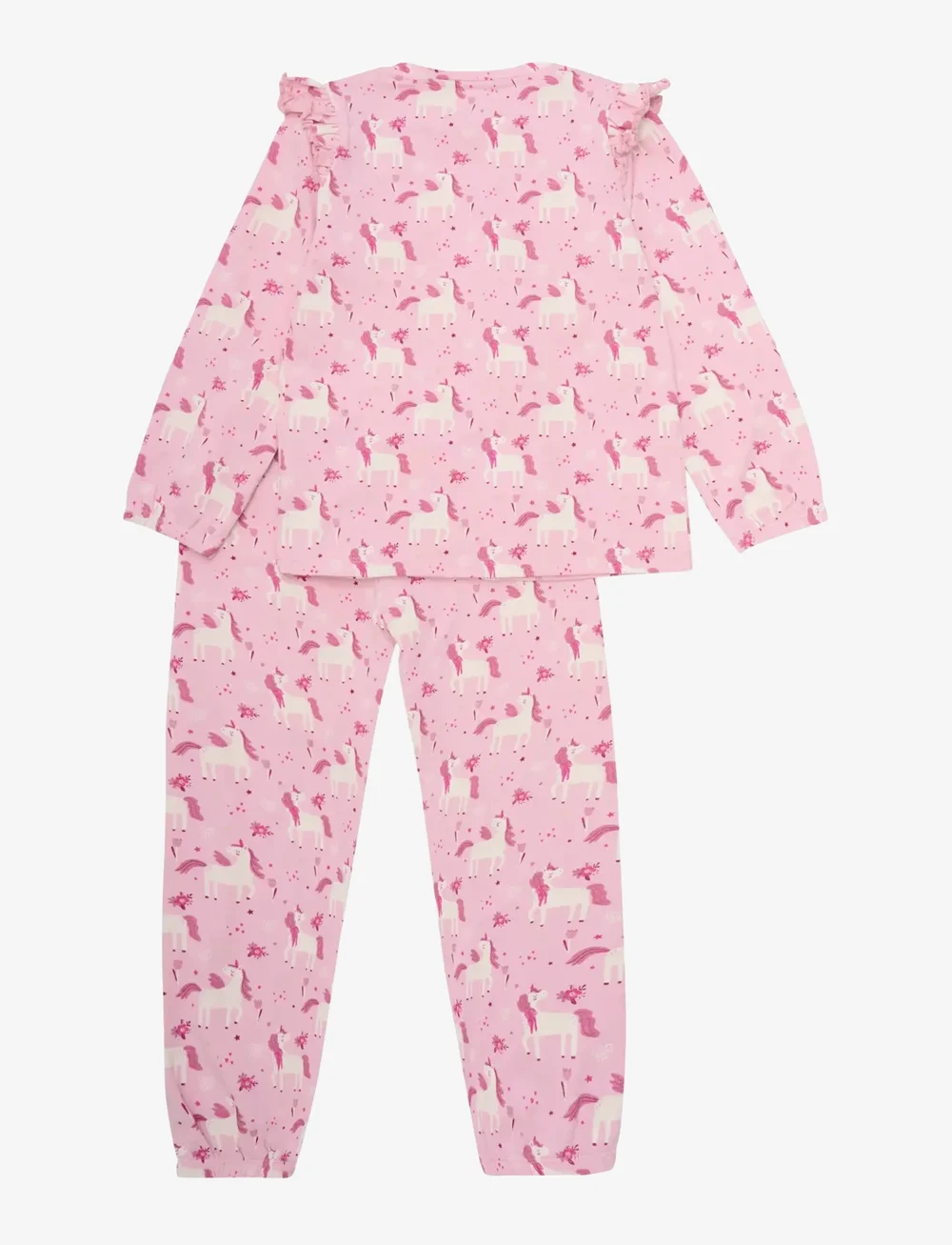 Minymo - Pyjamas LS Set AOP - pyjama-sets - bleached mauve - 1