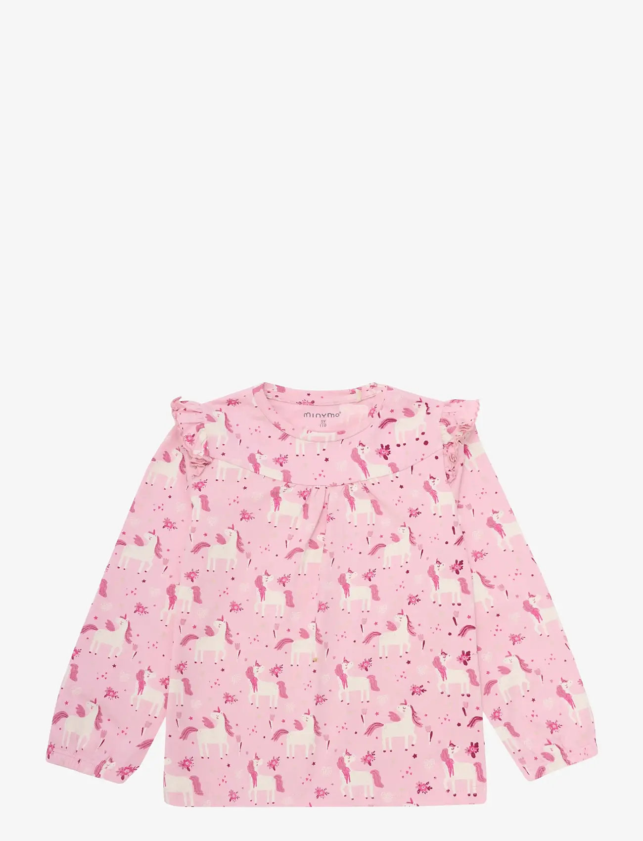 Minymo - Pyjamas LS Set AOP - sets - bleached mauve - 2