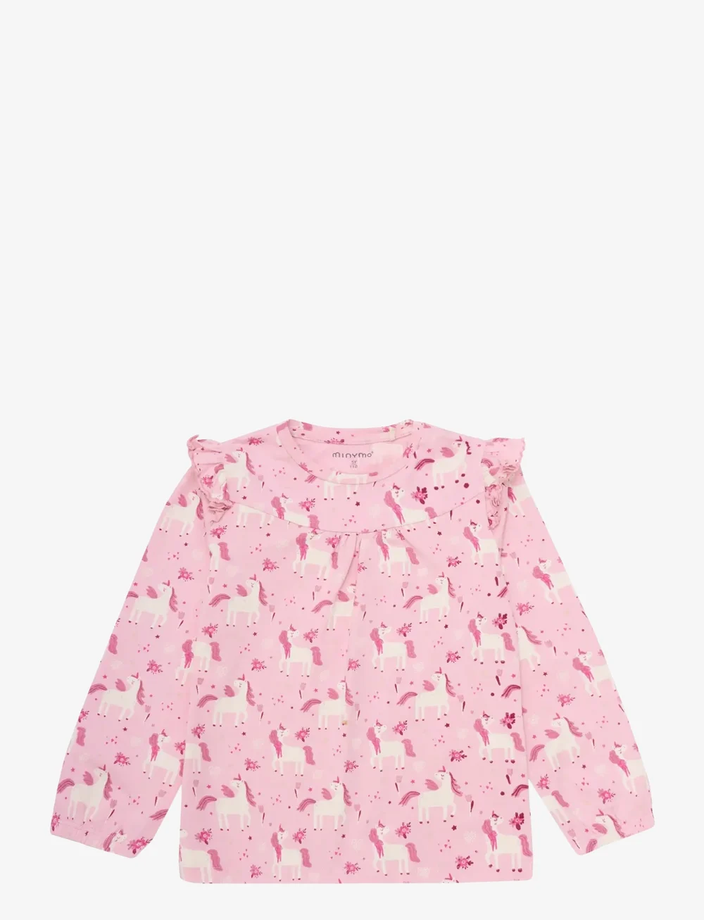 Minymo - Pyjamas LS Set AOP - pyjama-sets - bleached mauve - 2