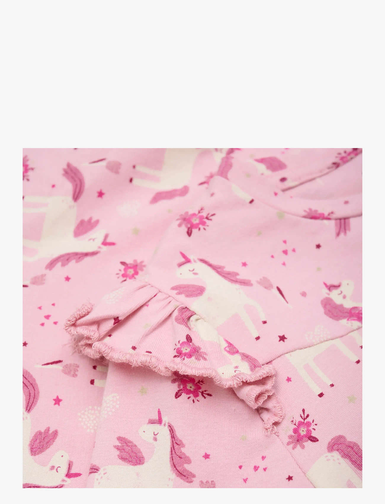 Minymo - Pyjamas LS Set AOP - sets - bleached mauve - 4