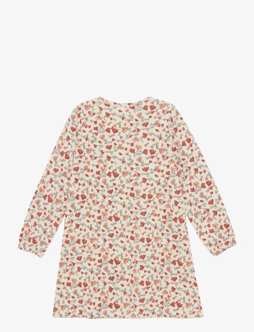 Minymo - Nightdress LS AOP - nachthemden - sandshell - 2