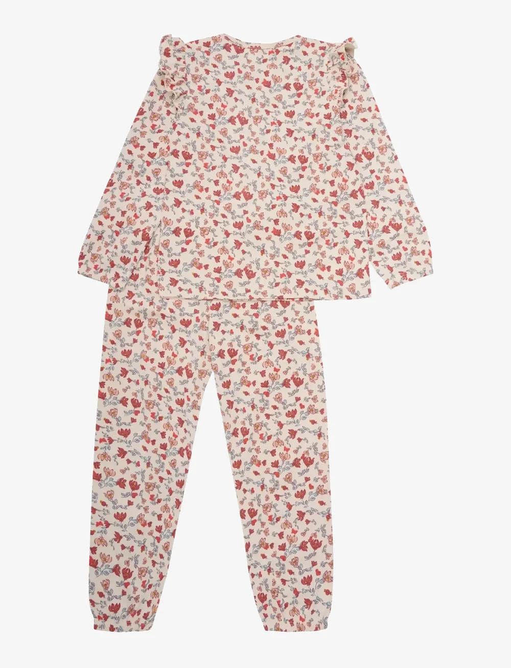 Minymo - Pyjamas LS Set AOP - sett - sandshell - 1