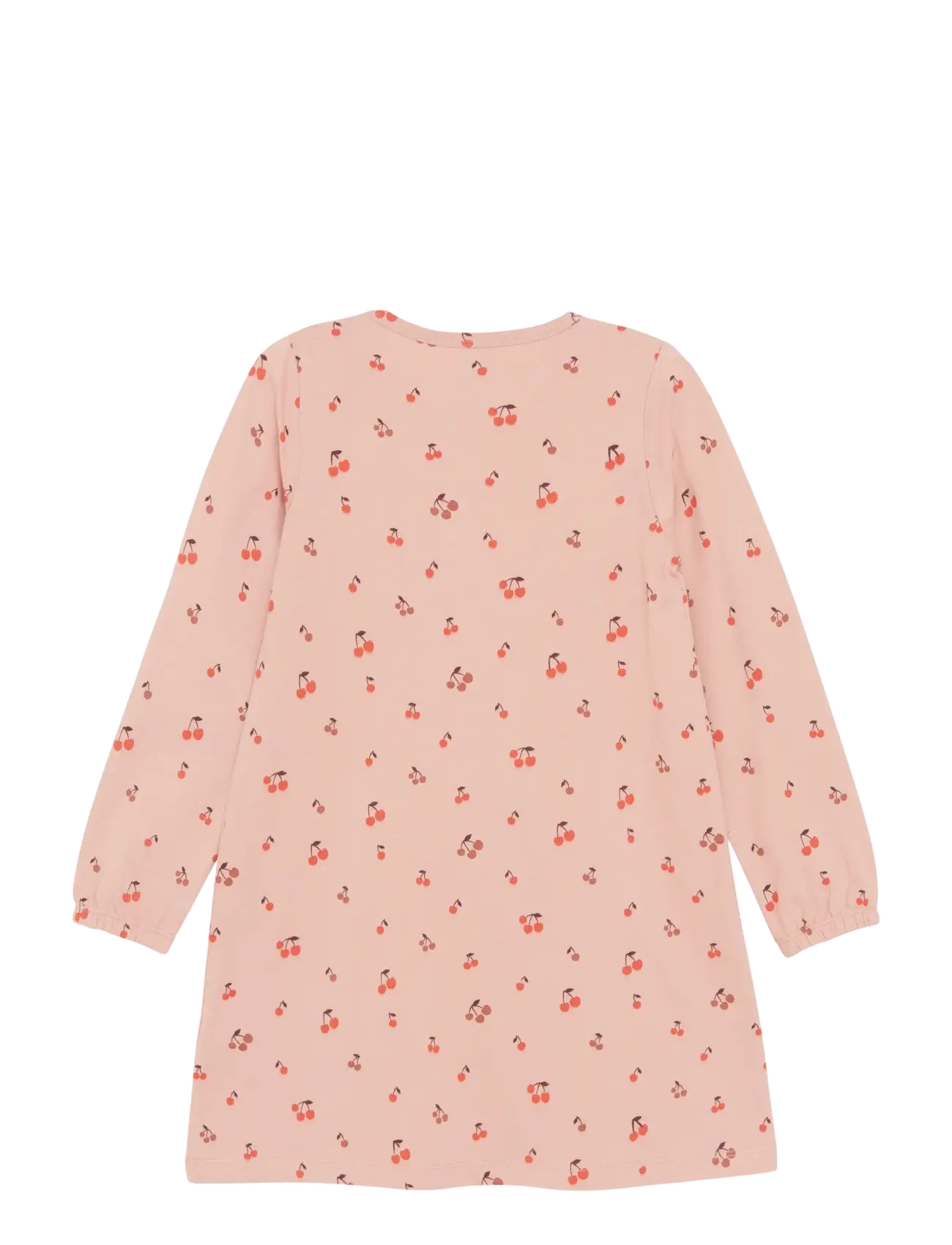Minymo - Nightdress LS  AOP - long-sleeved casual dresses - misty rose - 1