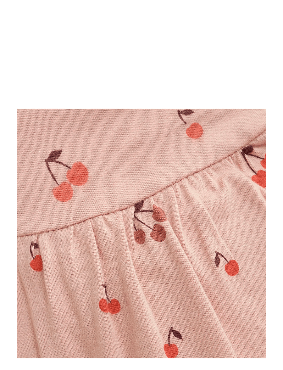 Minymo - Nightdress LS AOP - long-sleeved casual dresses - misty rose - 2