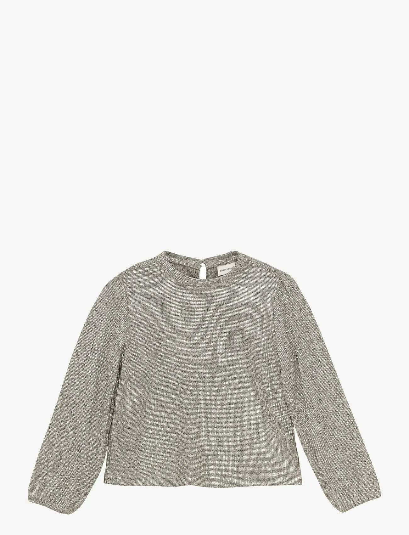 Minymo - Blouse LS - madalaimad hinnad - silver - 1