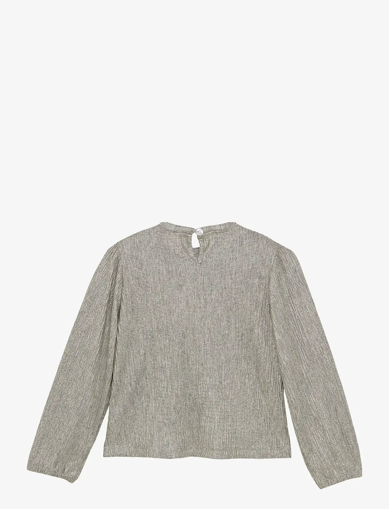 Minymo - Blouse LS - madalaimad hinnad - silver - 2