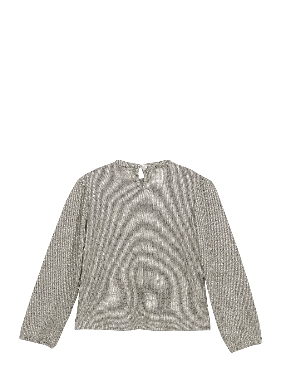 Minymo - Blouse LS - pluusid ja tuunikad - silver - 2
