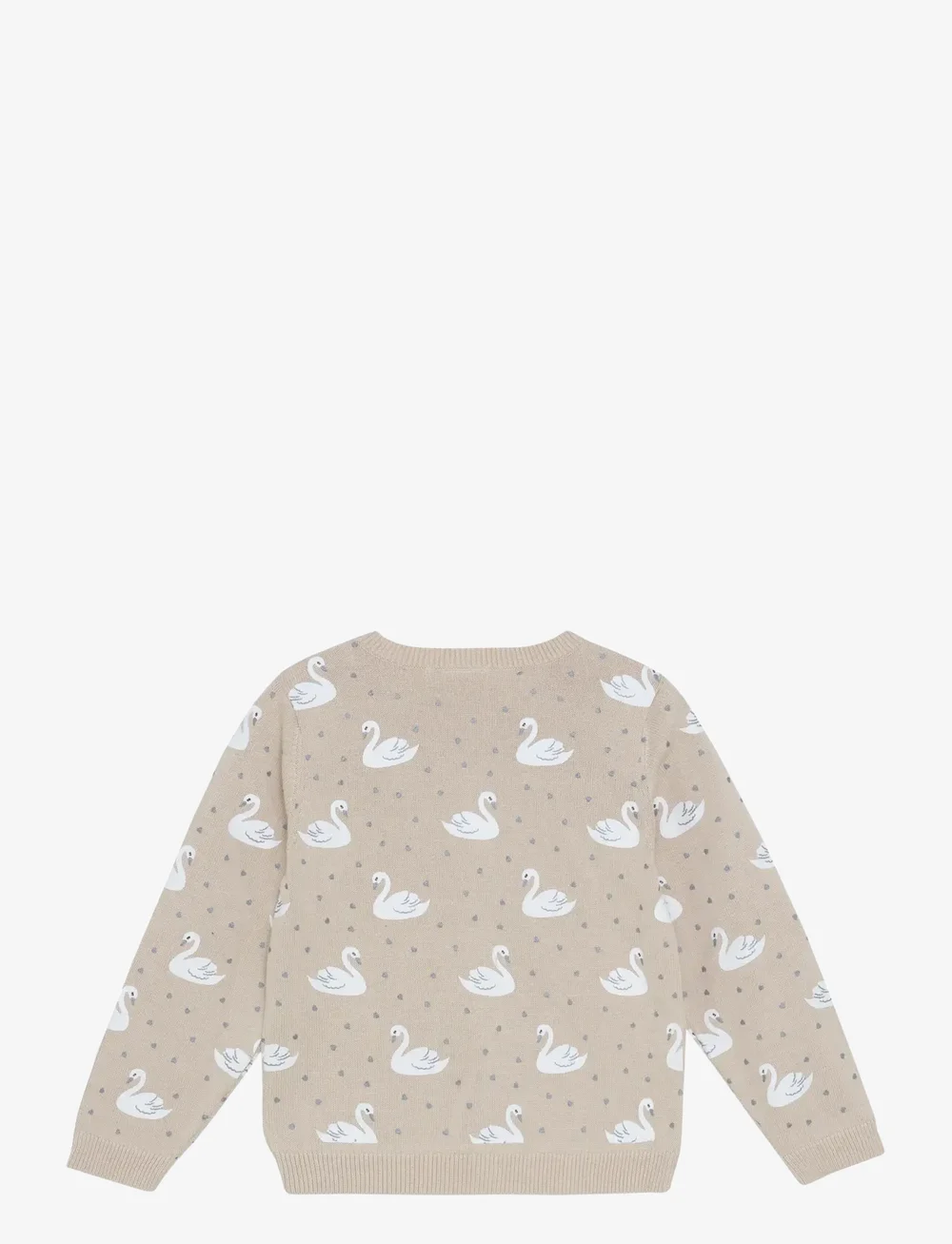 Minymo - Cardigan LS AOP Knit - kardiganid - smoke gray - 2