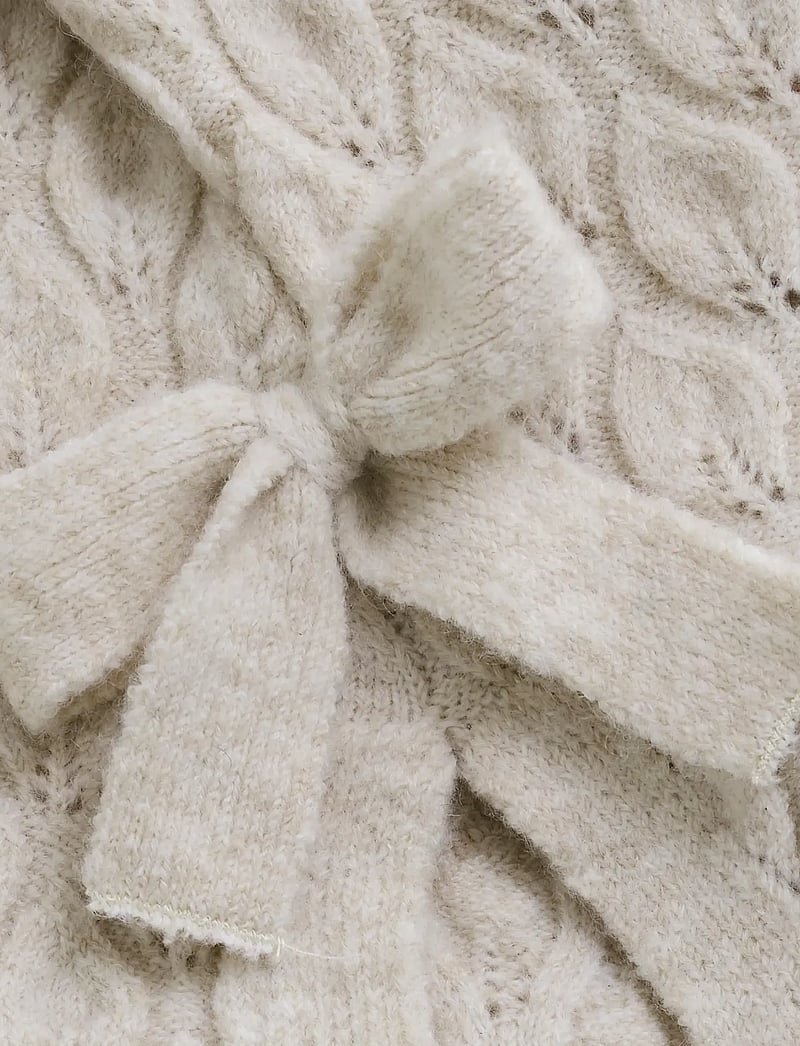 Minymo - Pullover LS Knit - jumpers - smoke gray - 3