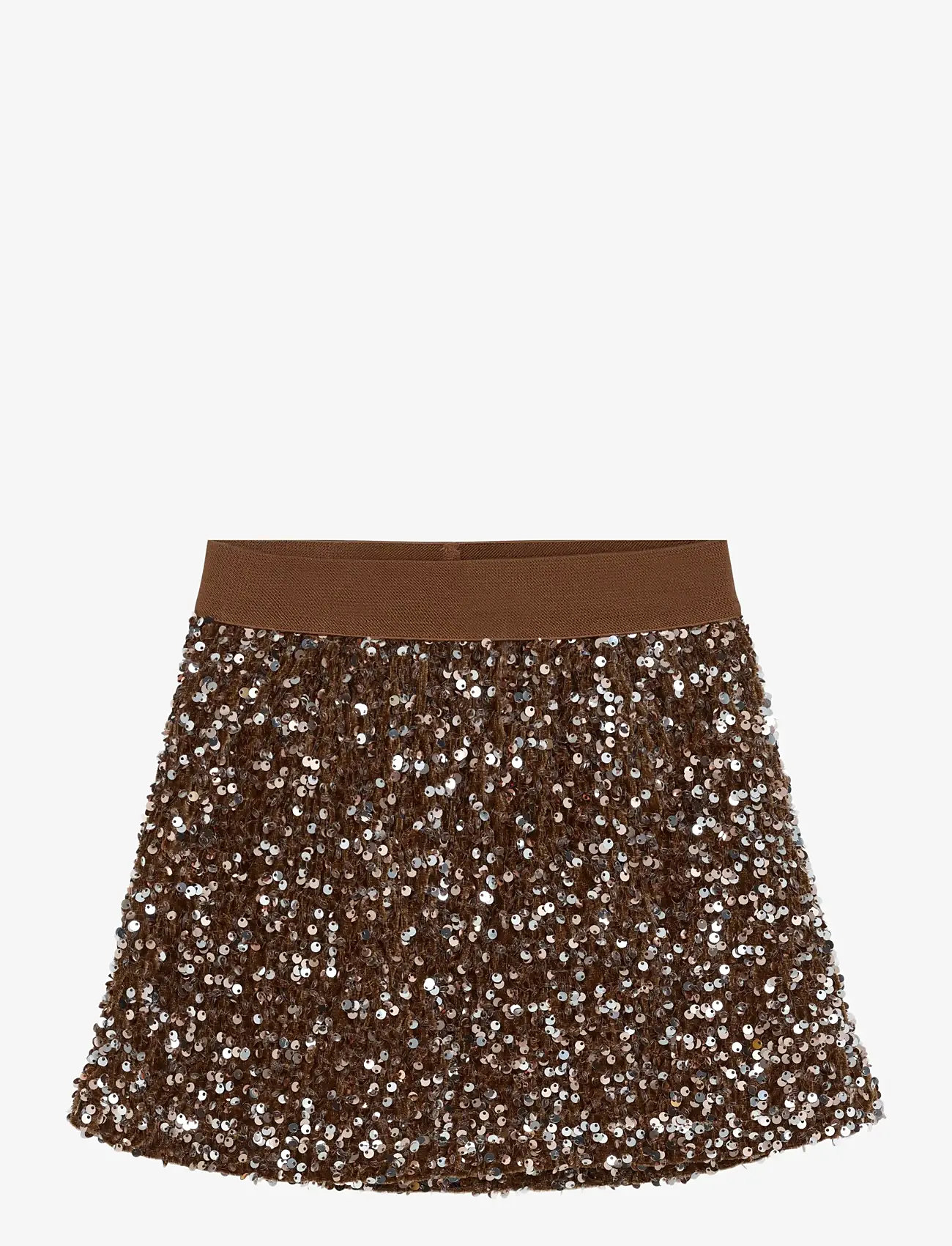 Minymo - Skirt w. Sequins - kurze röcke - woodrose - 1