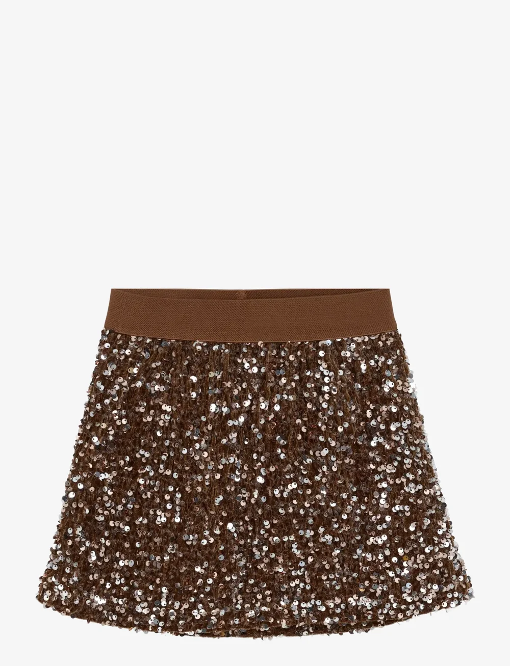 Minymo - Skirt w. Sequins - korte nederdele - woodrose - 1