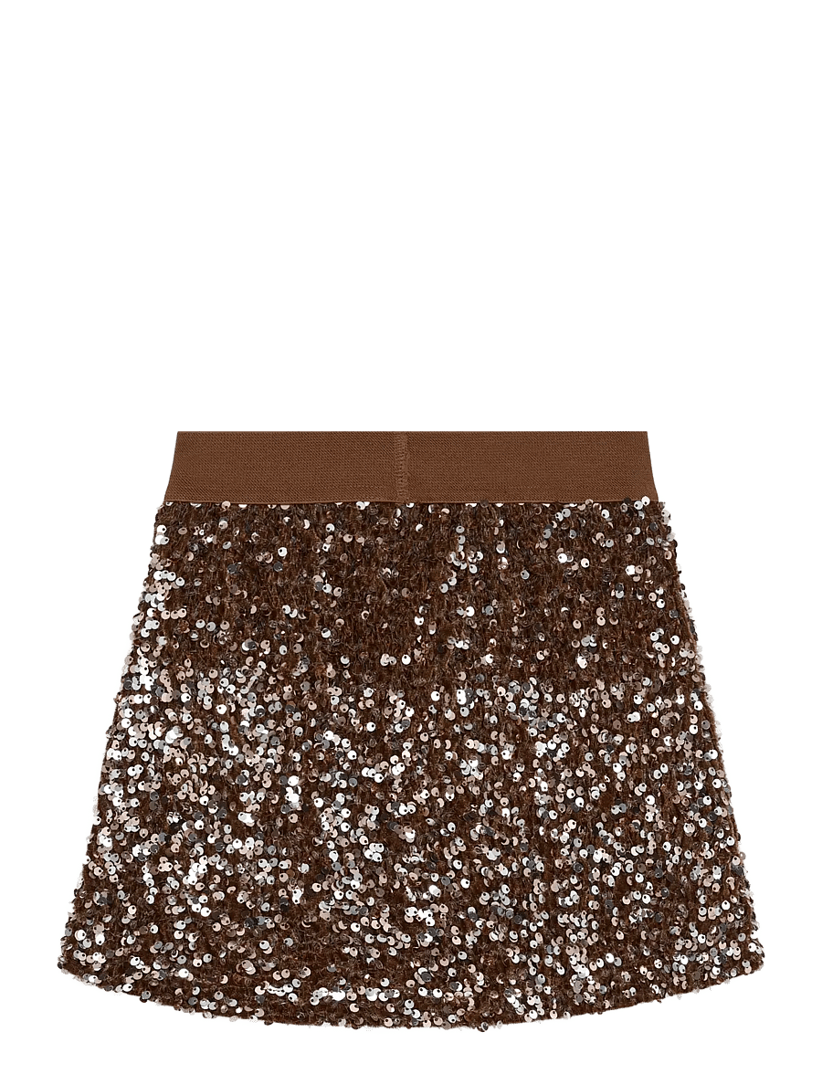 Minymo - Skirt w. Sequins - jupes courtes - woodrose - 2
