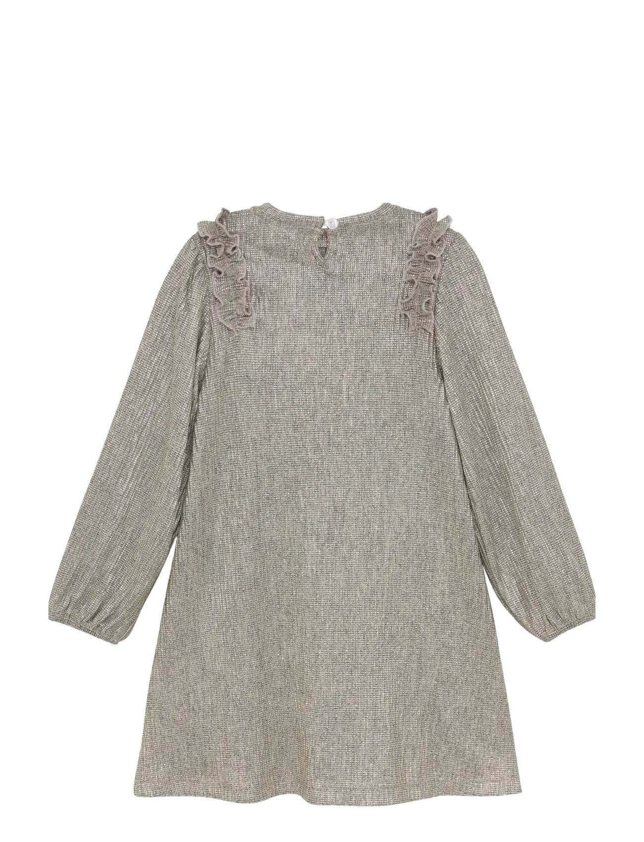 Minymo - Dress LS - langärmelige freizeitkleider - silver - 1