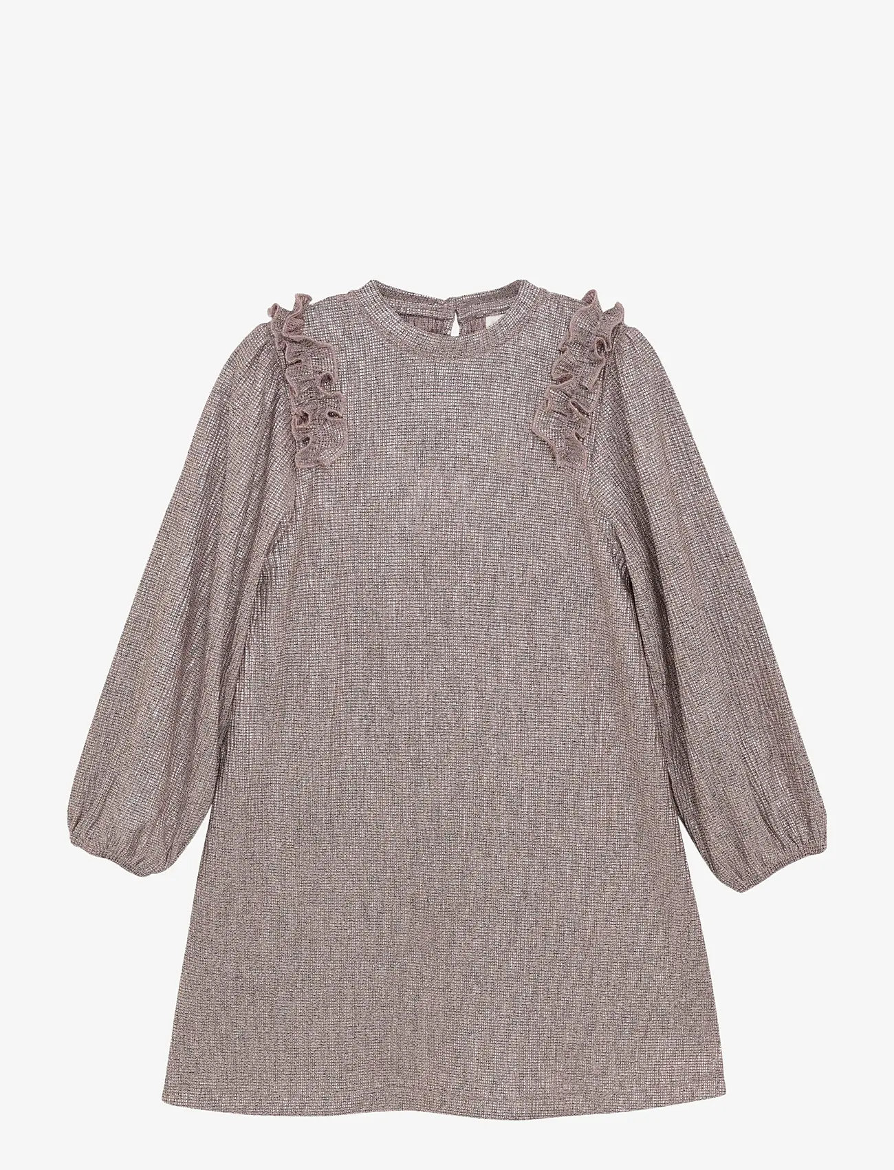 Minymo - Dress LS - pikkade varrukatega vabaaja kleidid - woodrose - 0