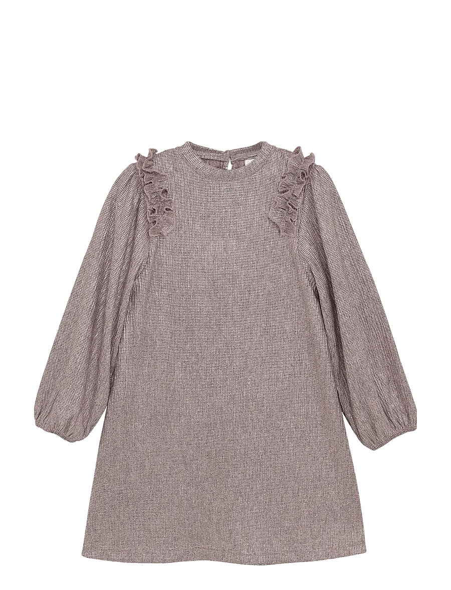 Minymo - Dress LS - casual jurken met lange mouwen - woodrose - 0