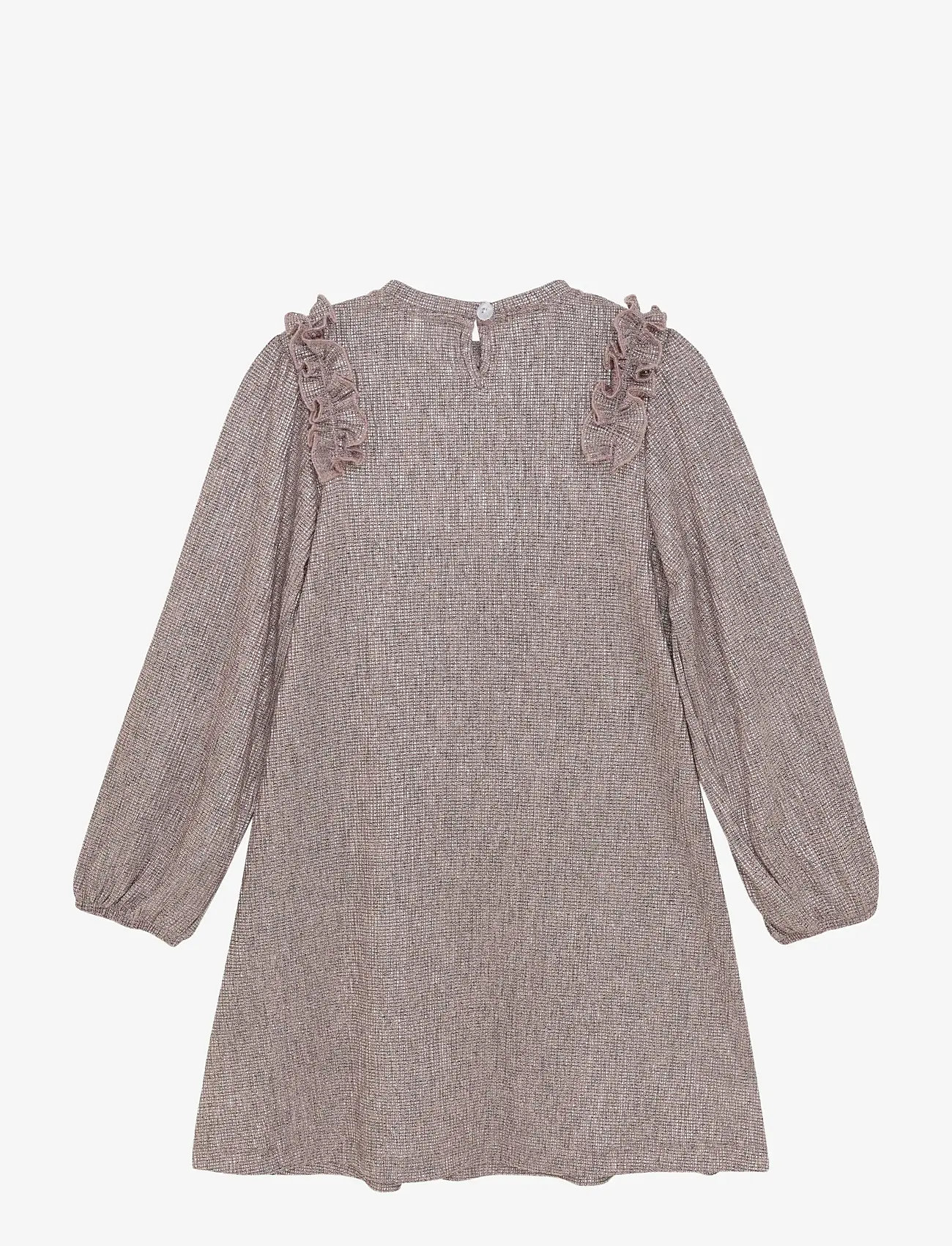 Minymo - Dress LS - pikkade varrukatega vabaaja kleidid - woodrose - 1