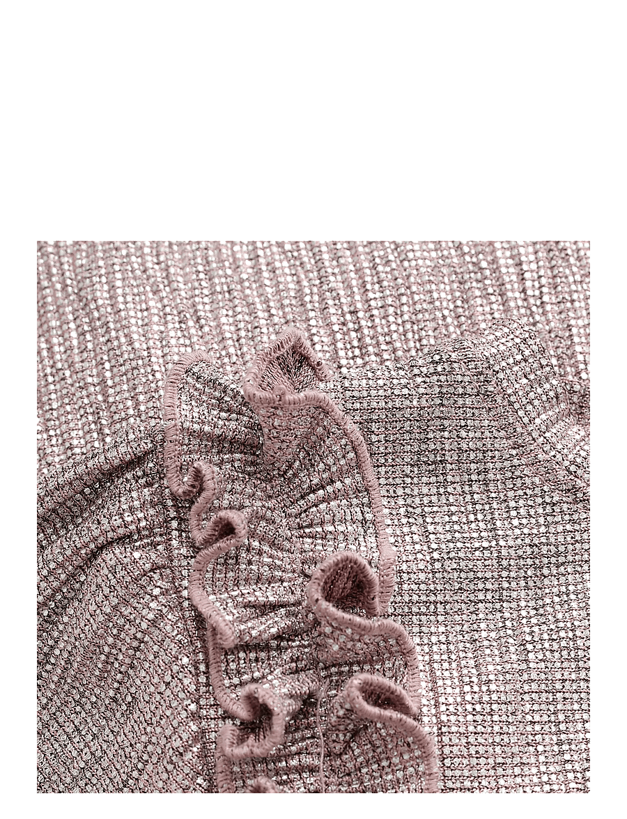 Minymo - Dress LS - casual jurken met lange mouwen - woodrose - 2