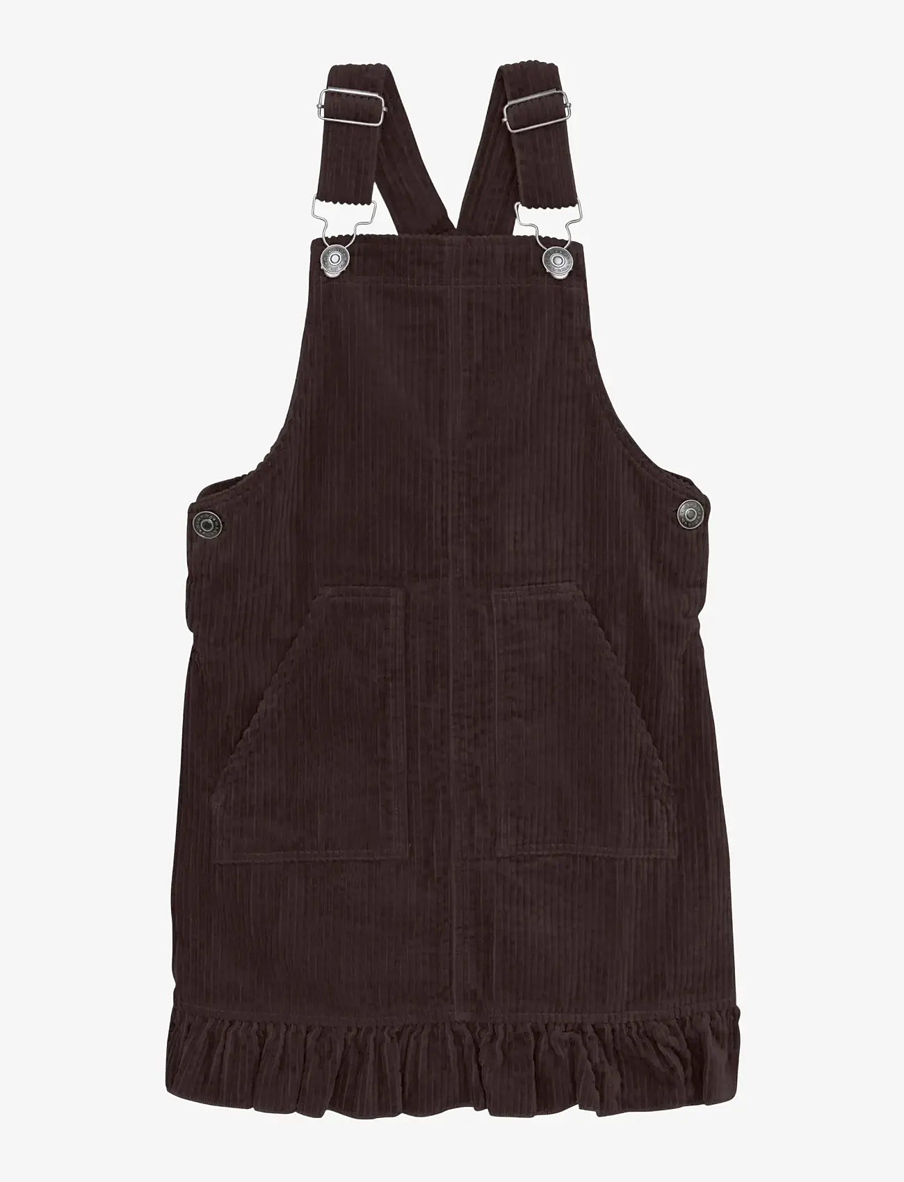 Minymo - Spencer Cord - sleeveless casual dresses - chocolate chip - 0