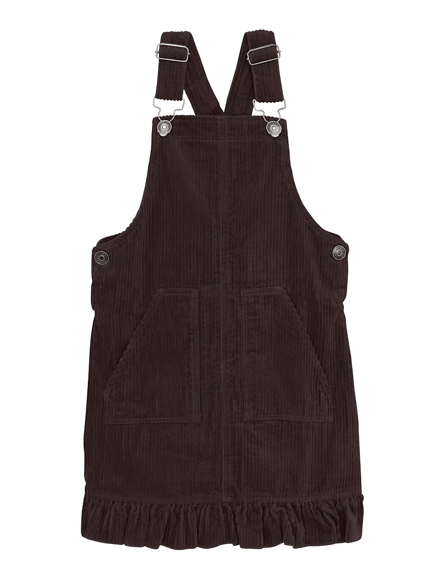 Minymo - Spencer Cord - Ärmellose freizeitkleider - chocolate chip - 0