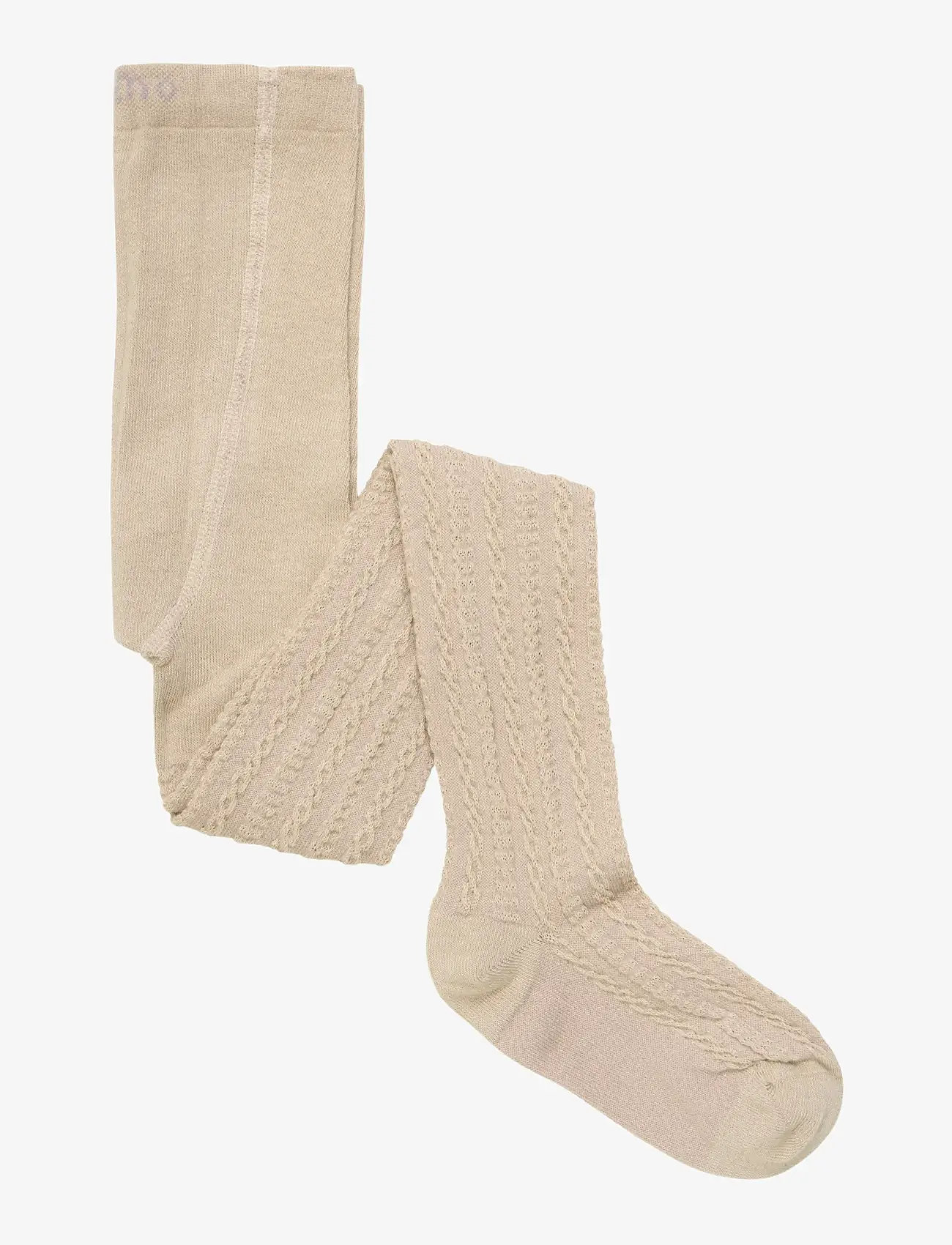 Minymo - 2-Pack Stockings w. Pattern - efterårstøj - woodrose - 1